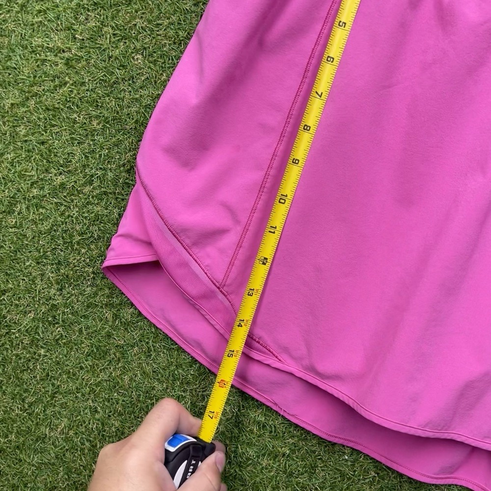 Lululemon Hotty Hot High Rise Skirt Womens 12 Sonic Pink Tennis Workout Gym - Picture 3 of 7
